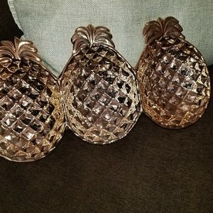 Rose gold serving trays